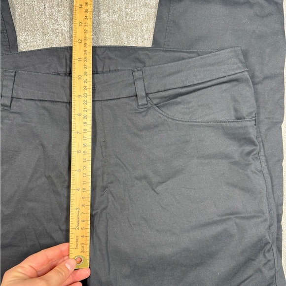 Lululemon ABC Cotton Straight Slim Black Pant Men Size 36 - Picture 3 of 7